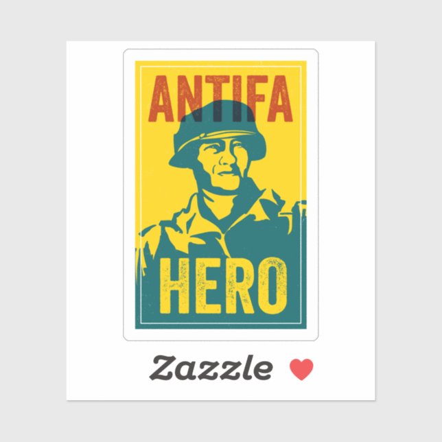 ANTIFA HEROES SERIES: Saving Private Ryan  Aufkleber (Blatt)