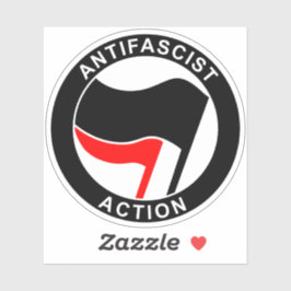Antifaschist Aufkleber