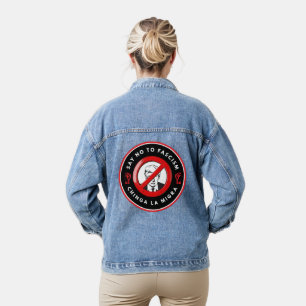 Antifaschisten-Denim-Jacke Jeansjacke