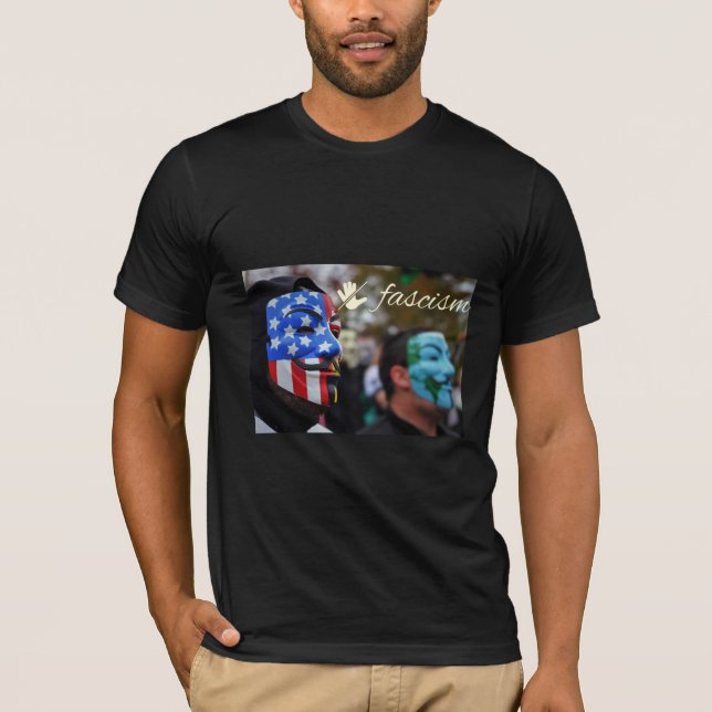 Antifaschistische Aktion, vereint gegen den Faschi T-Shirt (Vorderseite)