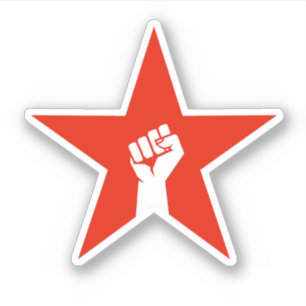 Antifaschistischer Star Aufkleber