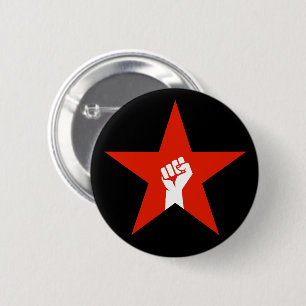Antifaschistischer Star Button