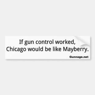 Antigewehr-Kontrollen-Autoaufkleber - Chicago - Autoaufkleber