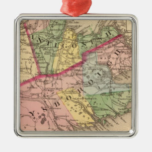 Antigonish, Guysborough Landkreise, NS Silbernes Ornament