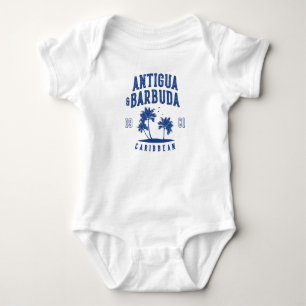 Antigua & Barbuda Karibische Palme Baby Strampler