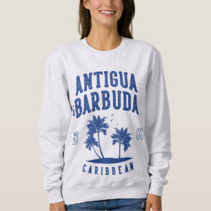 Antigua & Barbuda Karibische Palme Sweatshirt