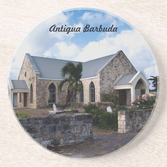 Antigua Barbuda Serie—Church Untersetzer (Vorne)