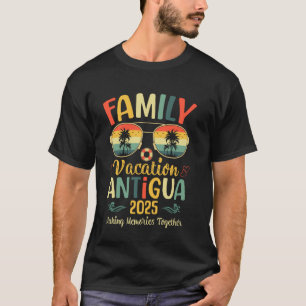 Antigua Beach Familie Sommerurlaub 2025 tropisch T-Shirt