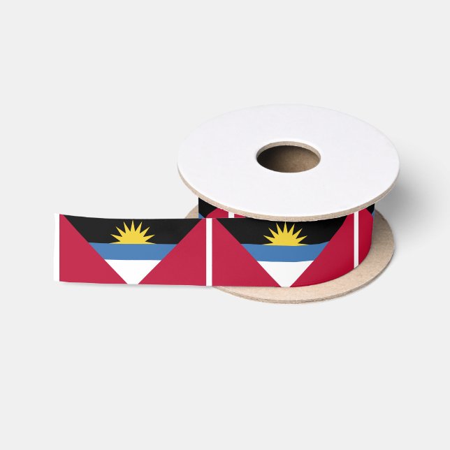Antigua-Flagge Satinband (Spule)