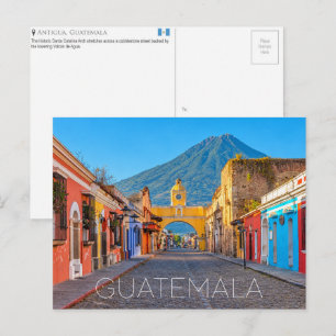 Antigua, Guatemala Reise-Postkarte Postkarte