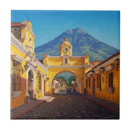 Antigua Guatemala Travel Fliese