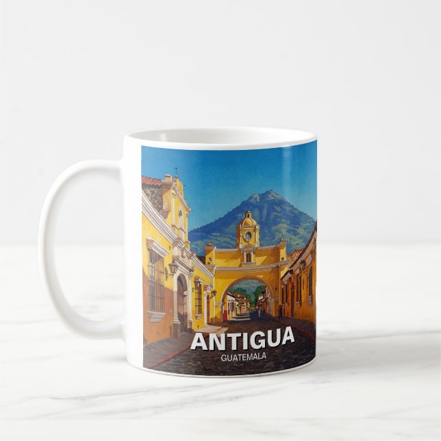 Antigua Guatemala Travel Kaffeetasse (Links)
