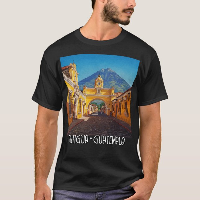 Antigua Guatemala Travel T-Shirt (Vorderseite)