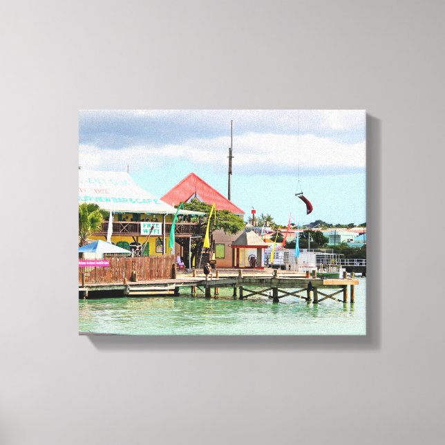 Antigua, Insel in der Karibik Leinwanddruck (Vorderseite)