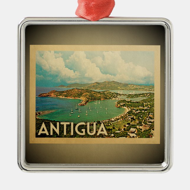 Antigua Karibisches Ornament (Vorne)