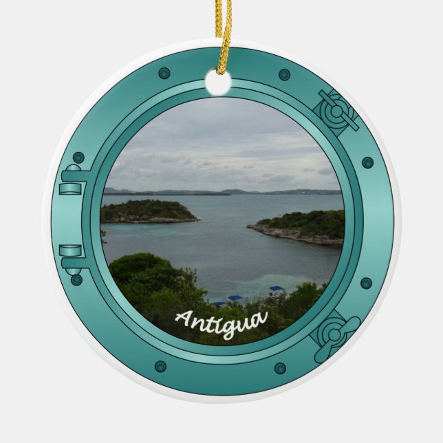 Antigua-Öffnung Keramikornament (Vorne)