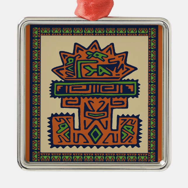 Antigua Ornament Aus Metall (Vorne)