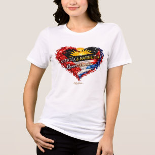 Antigua patriotische Farben Tri-Blend Shirt