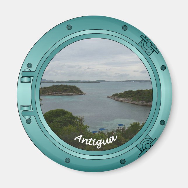 Antigua Porthole Magnet (Vorne)
