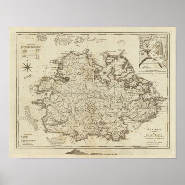 Antigua Poster (Vorne)