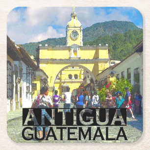 Antigua Rechteckiger Pappuntersetzer