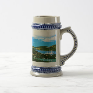 Antigua-Segelbootrennen Bierglas
