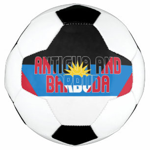 Antigua und Barbuda Flag Adortable Patriotic Fußball