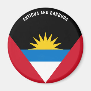Antigua und Barbuda Flagge Charmant Patriotisch Magnet
