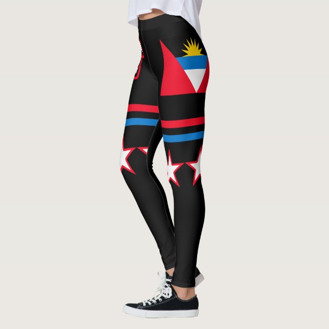 Antigua und Barbuda-Flagge Leggings (Links)