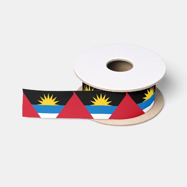 Antigua und Barbuda-Flagge Satinband (Spule)