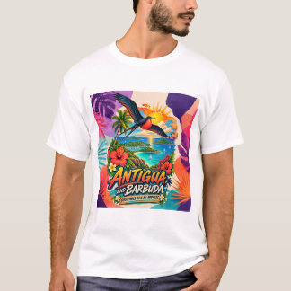 Antigua und Barbuda Gute Vibes haben eine Adresse T-Shirt