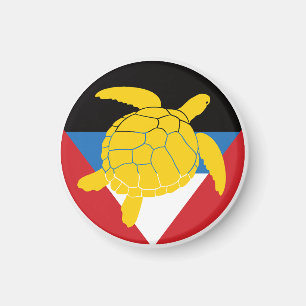 Antigua und Barbuda-Meeresschildkröte Antiguan Bar Magnet