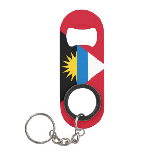 Antigua und Barbuda Nationalflagge Patriotisch Mini Flaschenöffner