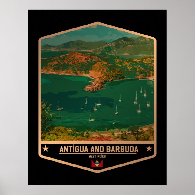 Antigua und Barbuda Poster (Vorne)