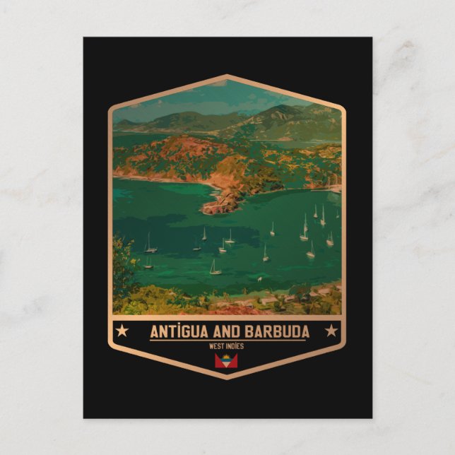 Antigua und Barbuda Postkarte (Vorderseite)