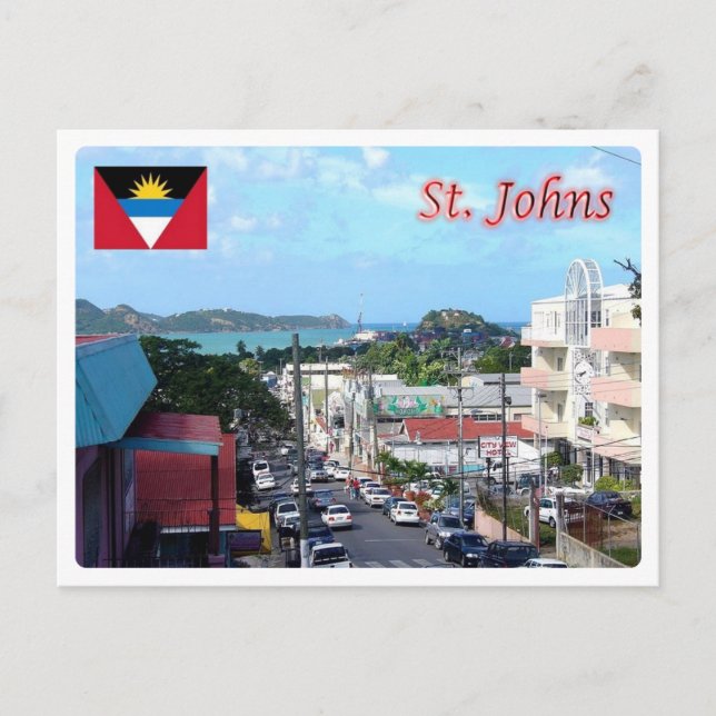 Antigua und Barbuda - Saint Johns - Postkarte (Vorderseite)