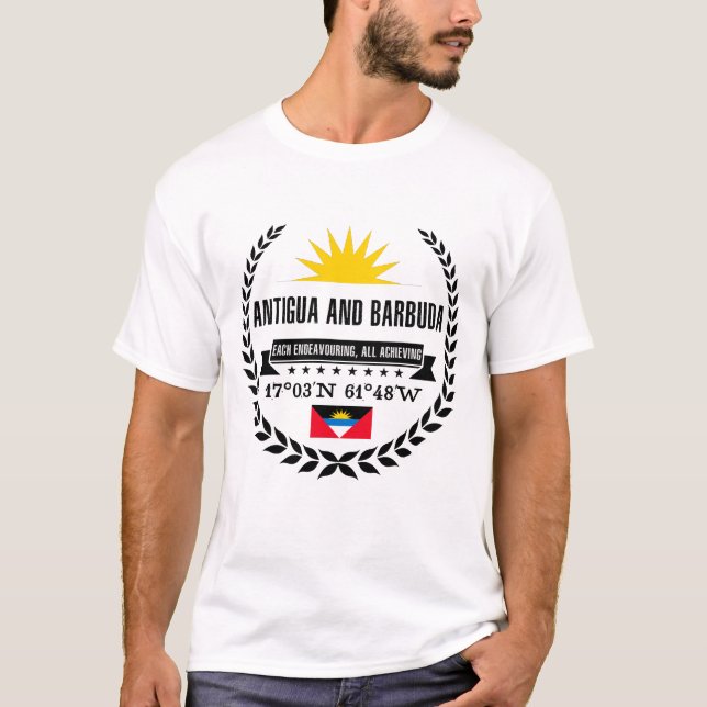 Antigua und Barbuda T-Shirt (Vorderseite)