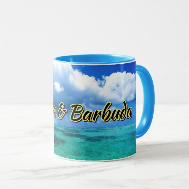Antigua und Barbuda Tasse (VorderseiteRechts)
