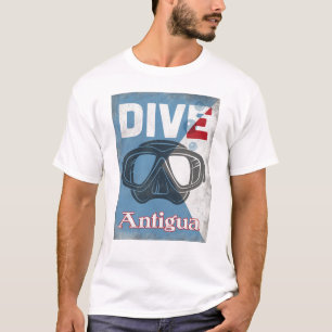 Antigua Vintage Tauchmaske T-Shirt