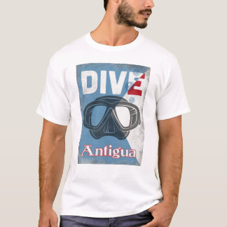 Antigua Vintage Tauchmaske T-Shirt