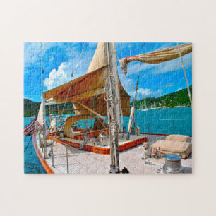 Antigua voile yachts. puzzle