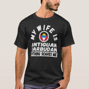 Antiguan Barbudan Ehefrau Antigua und Barbuda Heri T-Shirt
