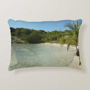 Antiguan Strand Schöne tropische Landschaft Dekokissen
