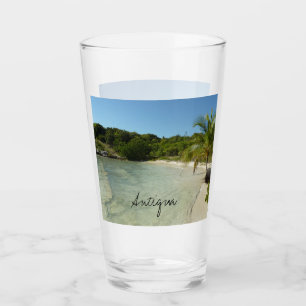 Antiguan Strand Schöne tropische Landschaft Glas