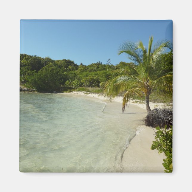 Antiguan Strand Schöne tropische Landschaft Magnet (Vorne)