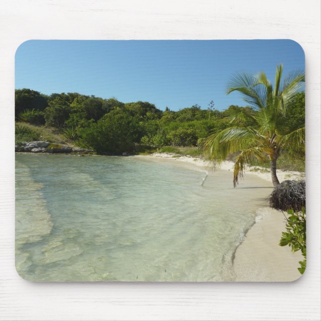 Antiguan Strand Schöne tropische Landschaft Mousepad (Vorne)