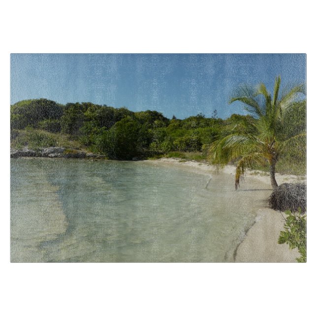 Antiguan Strand Schöne tropische Landschaft Schneidebrett (Vorderseite)
