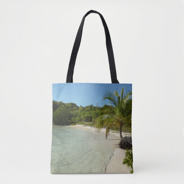 Antiguan Strand Schöne tropische Landschaft Tasche (Vorderseite)