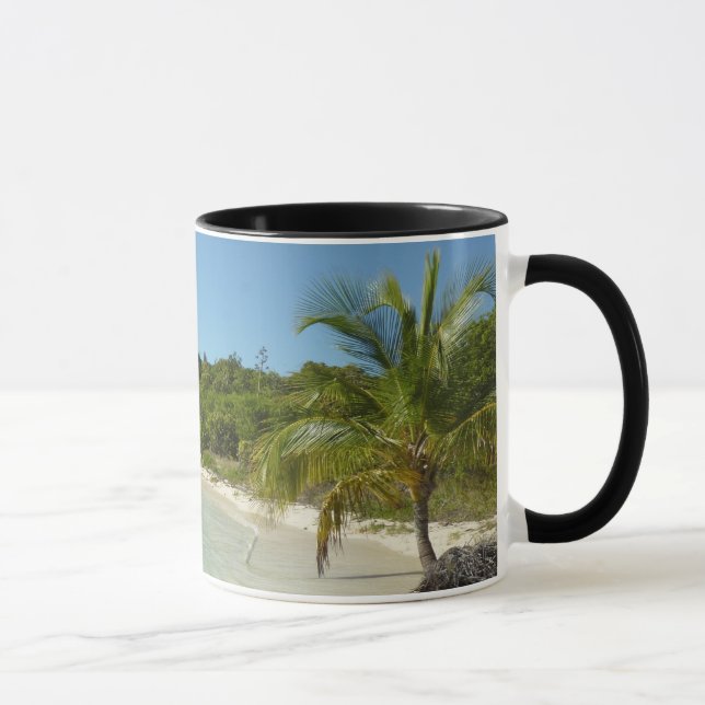 Antiguan Strand Schöne tropische Landschaft Tasse (Rechts)