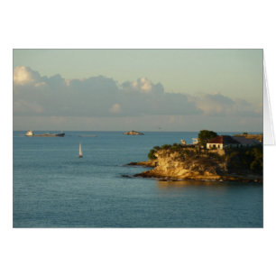 Antiguanische Küste Schöne Insel Seascape